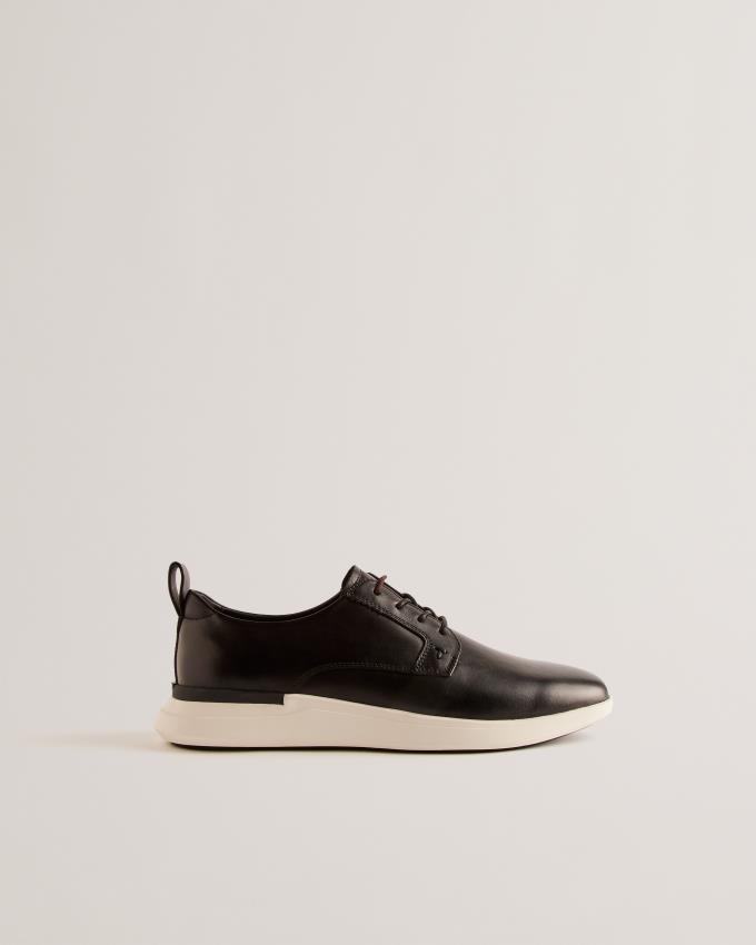 Basket Ted Baker Leather Lace Up Hybrid Noir Homme | EHR-05195305